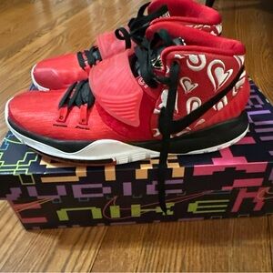 Preowned Size 9.5 men’s Nike SneakerRoom x Kyrie 5 I Love You Mom